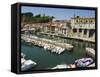 Ondarroa Harbour, Basque Country, Euskadi, Spain-Christian Kober-Framed Stretched Canvas