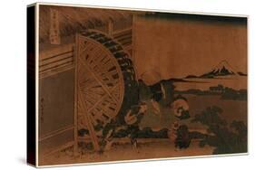 Onden No Suisha-Katsushika Hokusai-Stretched Canvas