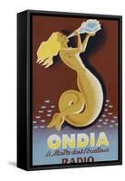 Ondia Radio Poster-null-Framed Stretched Canvas