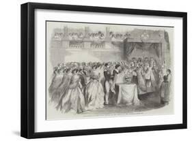 Ondoiement of the Infant Prince, in the Chapel of the Tuileries-null-Framed Giclee Print