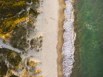 Drone Shot. Aerial Photography. East Coast White Sand Beach Aerial Photography. Drone Photography O-ondrejsustik-Stretched Canvas