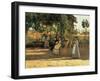 One Afternoon (Or the Pergola)-Silvestro Lega-Framed Giclee Print