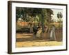 One Afternoon (Or the Pergola)-Silvestro Lega-Framed Giclee Print