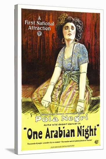 One Arabian Night, (Aka Sumurun), Pola Negri, 1920-null-Stretched Canvas