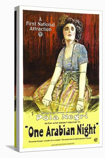 One Arabian Night, (Aka Sumurun), Pola Negri, 1920-null-Stretched Canvas