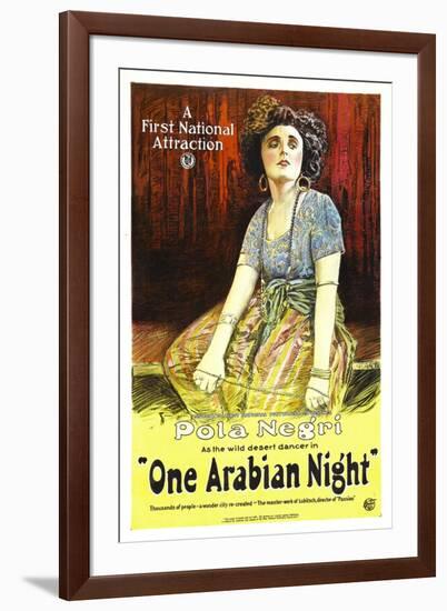 One Arabian Night, (Aka Sumurun), Pola Negri, 1920-null-Framed Photo