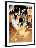 One Center-Wassily Kandinsky-Framed Art Print