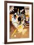 One Center-Wassily Kandinsky-Framed Art Print