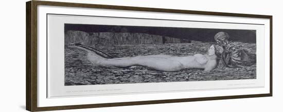 One Corpse, from the Cycle 'Death and the Maiden'-August Bromse-Framed Giclee Print