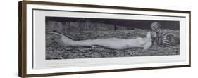 One Corpse, from the Cycle 'Death and the Maiden'-August Bromse-Framed Giclee Print