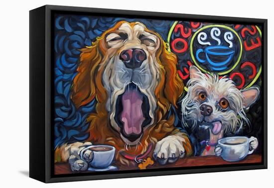 One Cup Shy-Connie R. Townsend-Framed Stretched Canvas