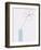 One Daisy Flower in vase-Takashi Sakai-Framed Art Print