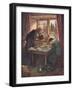 One Day, Leaning His Forehead on His Hand-Hugh Thomson-Framed Giclee Print