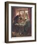 One Day, Leaning His Forehead on His Hand-Hugh Thomson-Framed Giclee Print