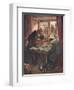 One Day, Leaning His Forehead on His Hand-Hugh Thomson-Framed Giclee Print