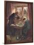 One Day, Leaning His Forehead on His Hand-Hugh Thomson-Framed Giclee Print