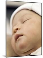 One Day Old Baby Girl Sleeping-Cristina-Mounted Photographic Print