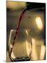 One drop shows as red wine is poured into glass.-Richard Duval-Mounted Photographic Print