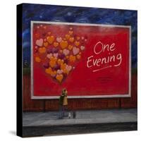 One Evening (The Poster)-Chris Ross Williamson-Stretched Canvas