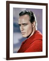 ONE-EYED JACKS, 1961 directed by MARLON BRANDO Marlon Brando (photo)-null-Framed Photo