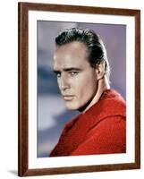 ONE-EYED JACKS, 1961 directed by MARLON BRANDO Marlon Brando (photo)-null-Framed Photo