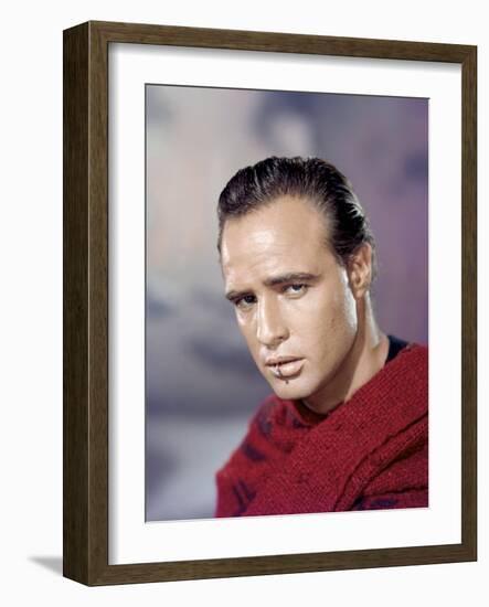 ONE-EYED JACKS, 1961 directed by MARLON BRANDO Marlon Brando (photo)-null-Framed Photo