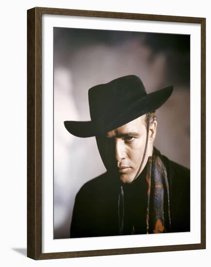 ONE-EYED JACKS, 1961 directed by MARLON BRANDO Marlon Brando (photo)-null-Framed Photo