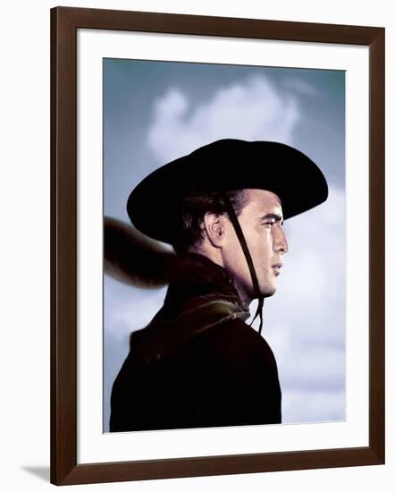 ONE-EYED JACKS, 1961 directed by MARLON BRANDO Marlon Brando (photo)-null-Framed Photo