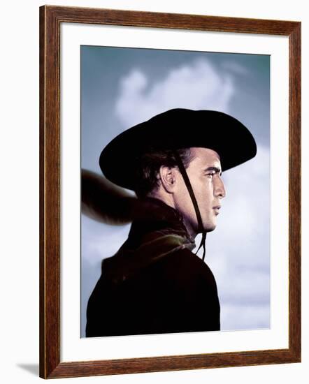 ONE-EYED JACKS, 1961 directed by MARLON BRANDO Marlon Brando (photo)-null-Framed Photo