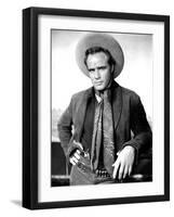 One-Eyed Jacks, Marlon Brando, 1961-null-Framed Photo