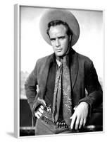 One-Eyed Jacks, Marlon Brando, 1961-null-Framed Photo