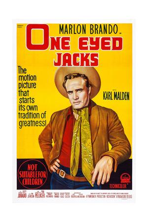 'One-Eyed Jacks, Marlon Brando, 1961' Prints | AllPosters.com