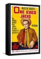 One-Eyed Jacks, Marlon Brando, 1961-null-Framed Stretched Canvas