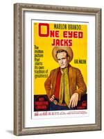 One-Eyed Jacks, Marlon Brando, 1961-null-Framed Art Print