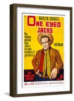 One-Eyed Jacks, Marlon Brando, 1961-null-Framed Art Print