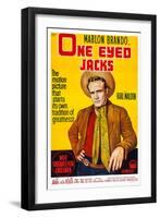 One-Eyed Jacks, Marlon Brando, 1961-null-Framed Art Print