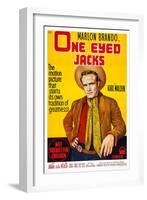 One-Eyed Jacks, Marlon Brando, 1961-null-Framed Art Print