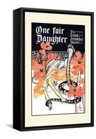 One Fair Daughter By Frank Frankfort Moore-JC Leyendecker-Framed Stretched Canvas