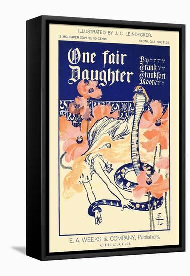 One Fair Daughter, By Frank Frankfort Moore-JC Leyendecker-Framed Stretched Canvas