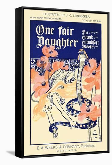 One Fair Daughter, By Frank Frankfort Moore-JC Leyendecker-Framed Stretched Canvas