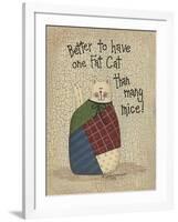 One Fat Cat-Debbie McMaster-Framed Giclee Print