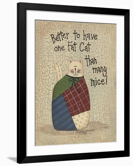 One Fat Cat-Debbie McMaster-Framed Giclee Print