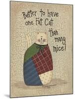 One Fat Cat-Debbie McMaster-Mounted Giclee Print