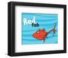 One Fish Two Fish Ocean Collection III - Red Fish (ocean)-Theodor (Dr. Seuss) Geisel-Framed Art Print