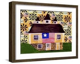 One Flag One Land-Cheryl Bartley-Framed Giclee Print