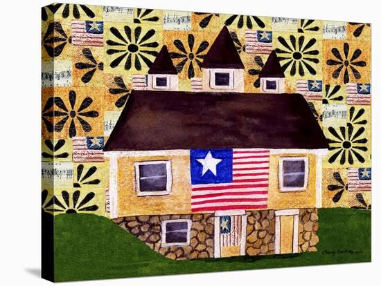 One Flag One Land-Cheryl Bartley-Stretched Canvas