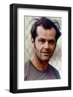 ONE FLEW OVER THE CUCKOO'S NEST, 1975 directed by MILOS FORMAN Jack Nicholson (photo)-null-Framed Photo