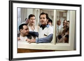 ONE FLEW OVER THE CUCKOO'S NEST, 1975 DIRECTED MILOS FORMAN Danny by Vito and Jack Nicholson (photo-null-Framed Photo