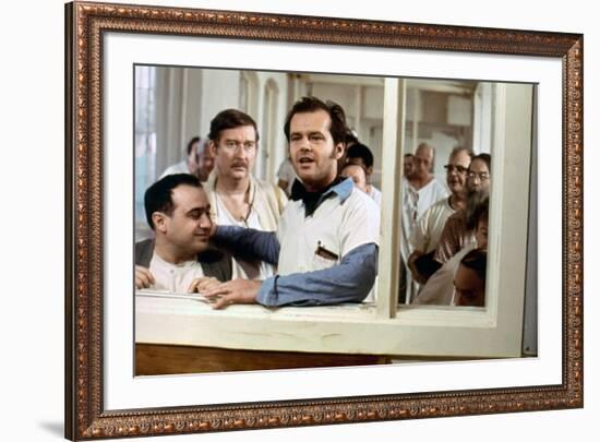 ONE FLEW OVER THE CUCKOO'S NEST, 1975 DIRECTED MILOS FORMAN Danny by Vito and Jack Nicholson (photo-null-Framed Photo