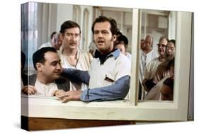 ONE FLEW OVER THE CUCKOO'S NEST, 1975 DIRECTED MILOS FORMAN Danny by Vito and Jack Nicholson (photo-null-Stretched Canvas
